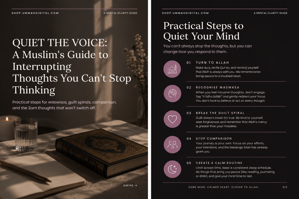 Quiet the Voice — A Guide to Interrupting Thoughts You Can’t Stop Thinking
